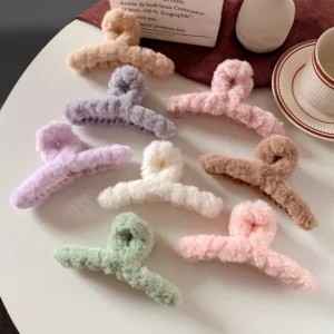 Kẹp tóc càng cua phối lông